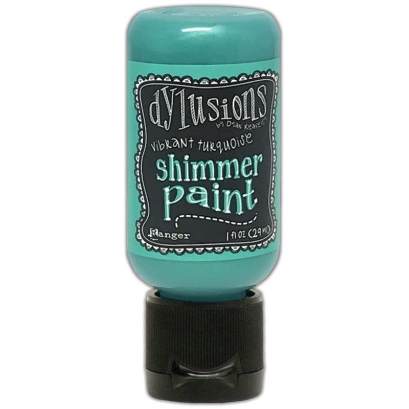 N Dylusions Shimmer Paint 1oz Vibrant Turquoise