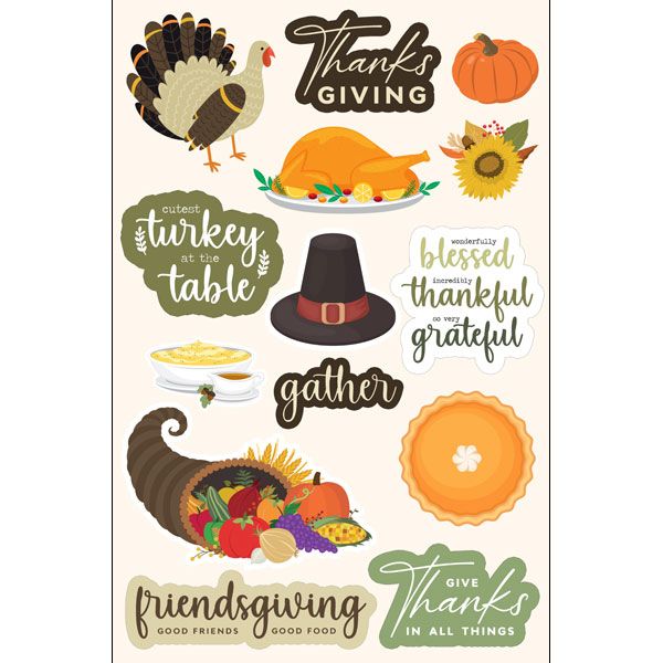 SC Thanksgiving Embellishments