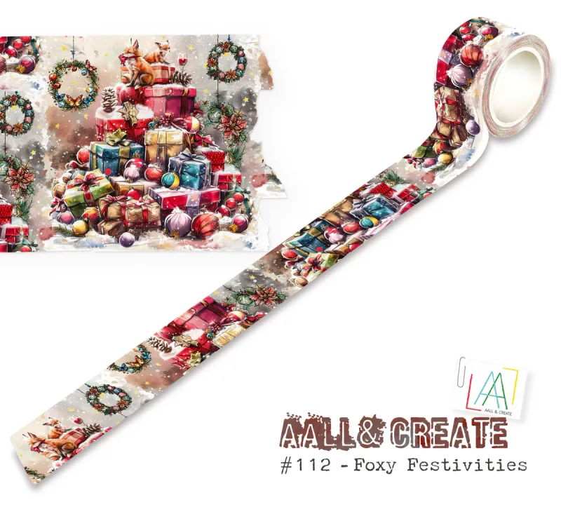 EC AALL and Create - Washi Tape - Foxy Festivities