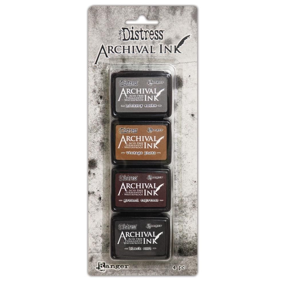 N Tim Holtz Distress Archival Mini Ink Kit Kit 3