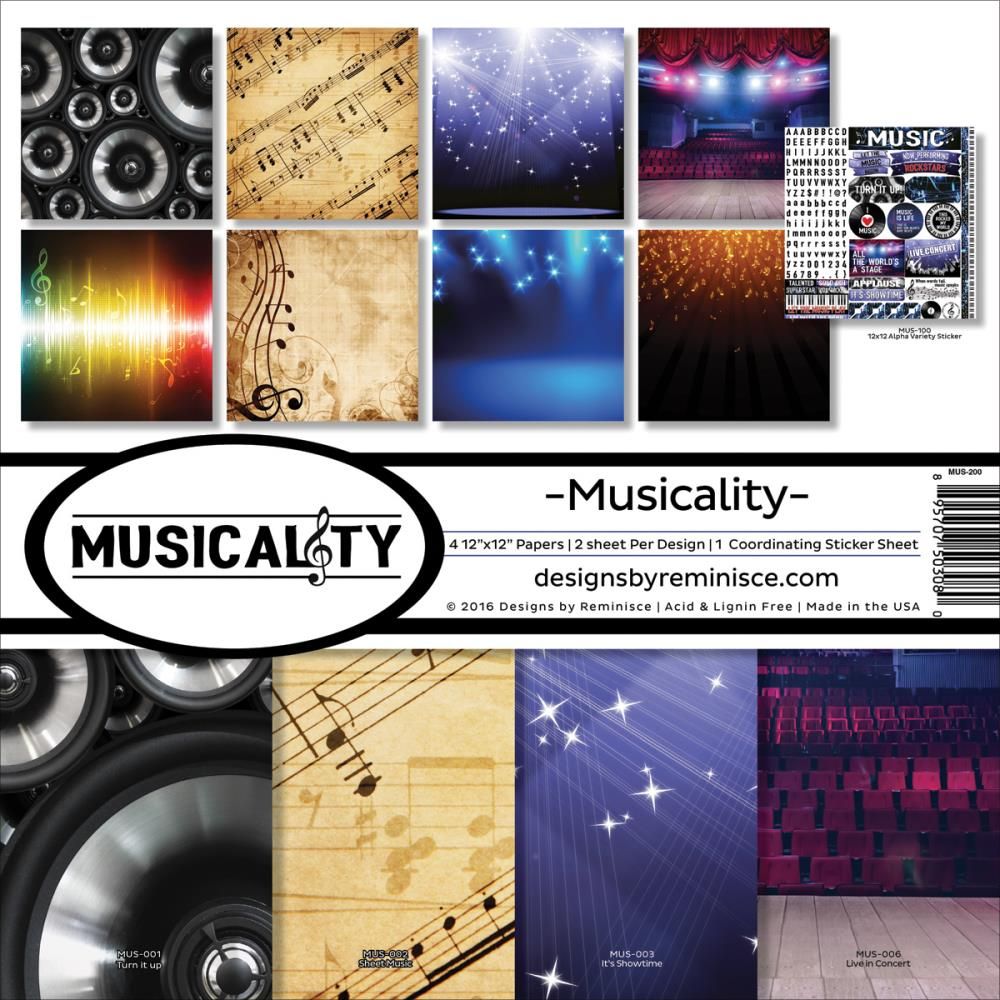 N Reminisce Collection Kit 12&quot;X12&quot; Musicality