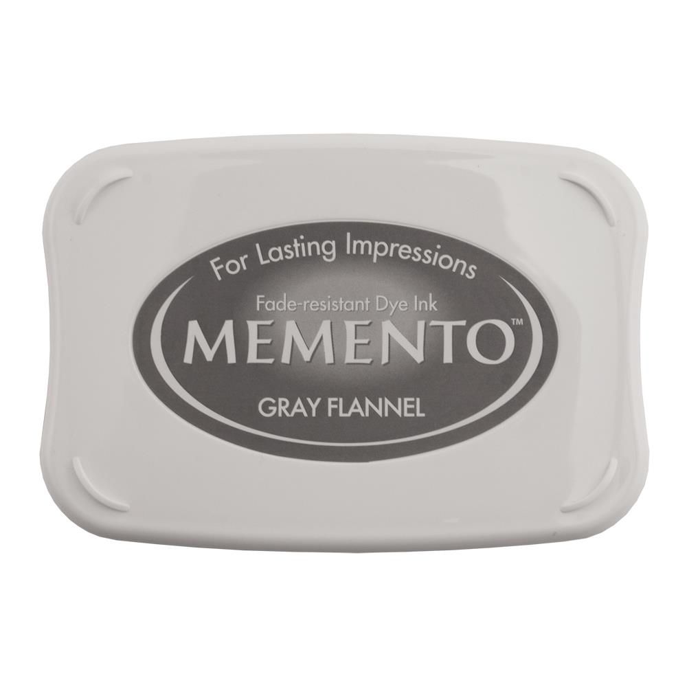 N Memento Dye Ink Pad Gray Flannel