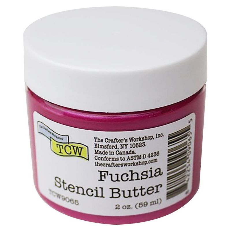 N Crafter&#39;s Workshop Stencil Butter 2oz Fuchsia