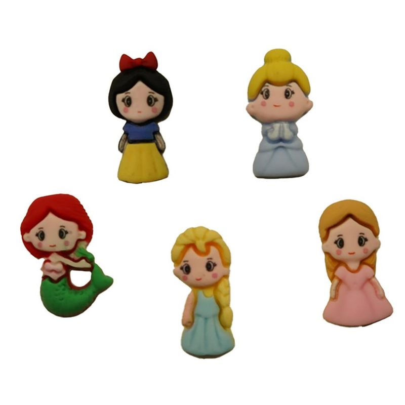N Buttons Galore Flatbackz Embellishments Princess