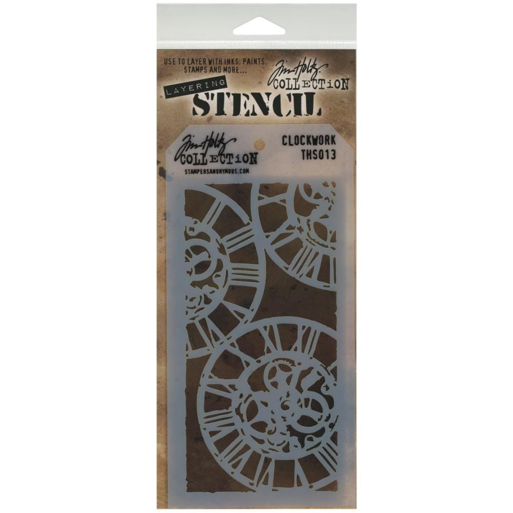 SA Tim Holtz Layering Stencil 4.125&quot; X8.5&quot; Bubbles