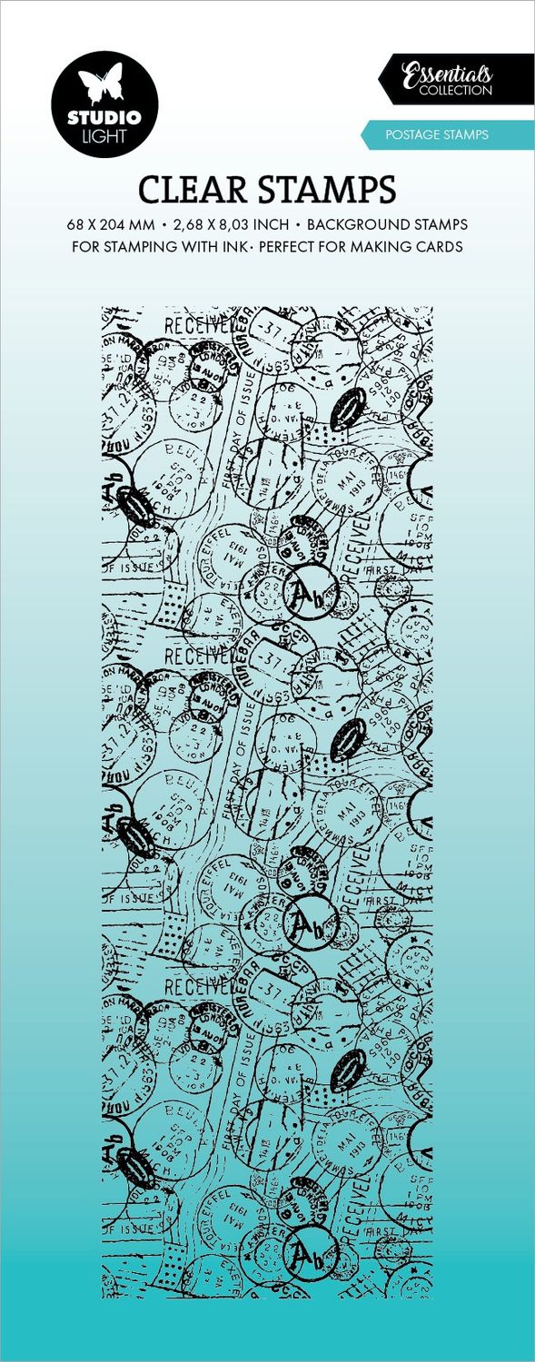 EC SL Clear Stamp Postage Stamps Essentials 1Pc