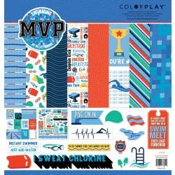 N ColorPlay Collection Pack 12&quot; X12&quot; MVP Swimming