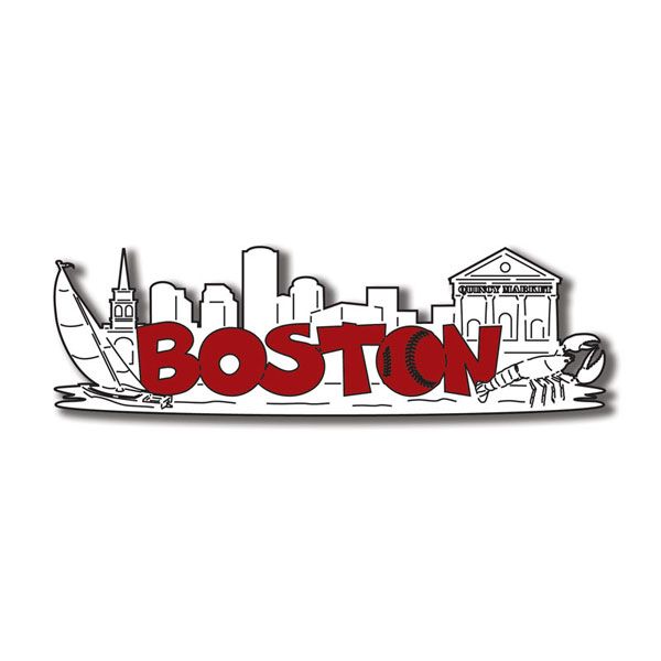 SC Boston Word &amp; Background Laser