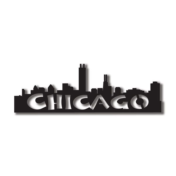 SC Chicago Black or White Laser Cut