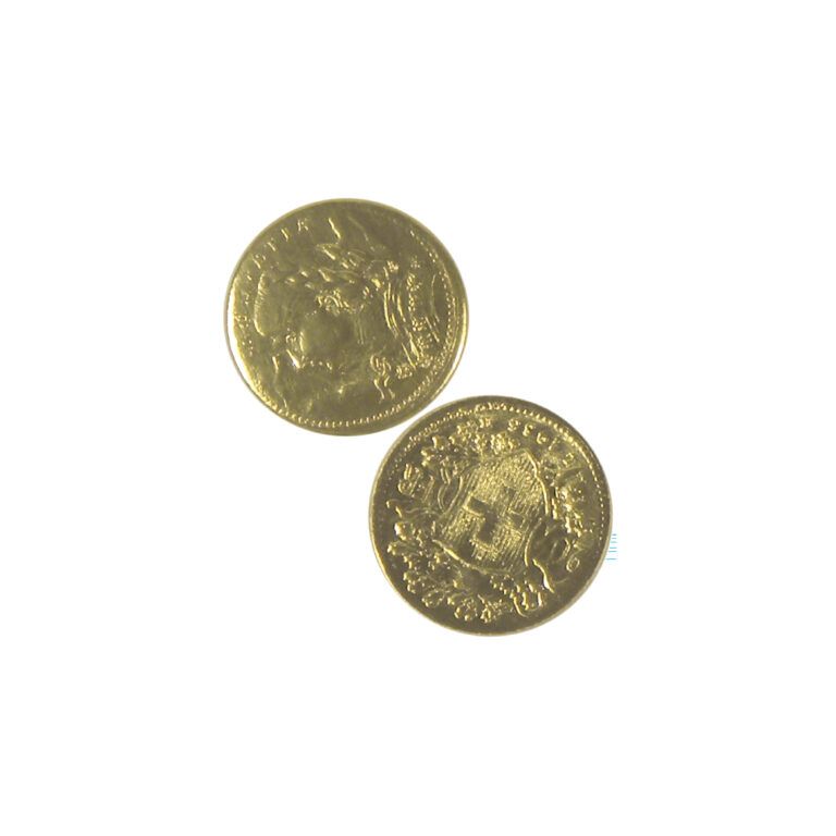 GB Embossed Colored Foils Coins
