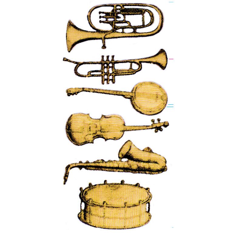 GB Embossed Colored Foils Instruments