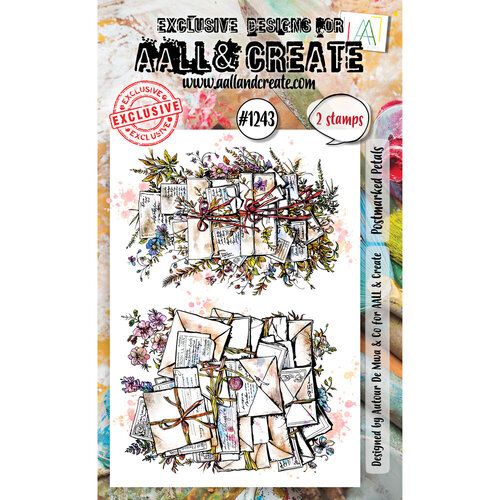 EC AALL &amp; Create A6 Stamp Set Postmarked Petals