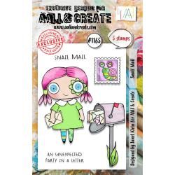 N AALL And Create A7 Photopolymer Clear Stamp Set Snail Mail