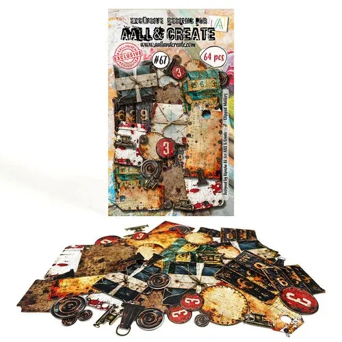 EC AALL &amp; Create Ephemera Die-Cuts Clipped Mailers