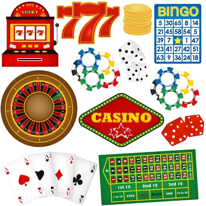 F SSC Casino Scrapbook Embellishments
