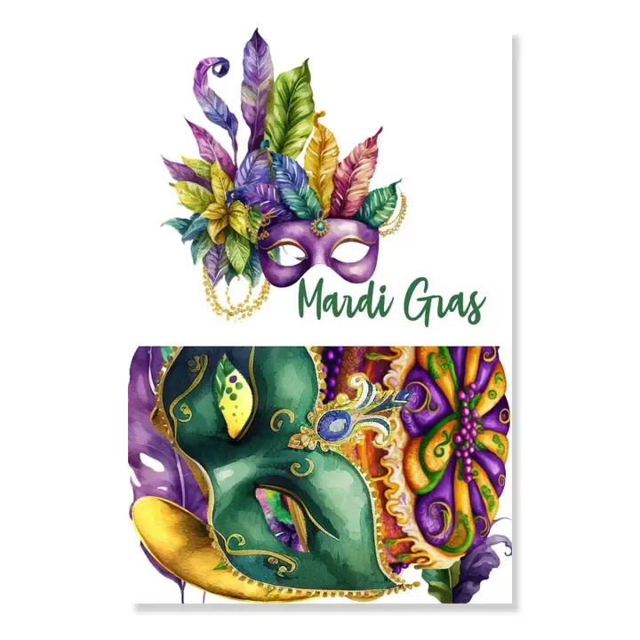 F SSC Mardi Gras Scrapbook Embellishments