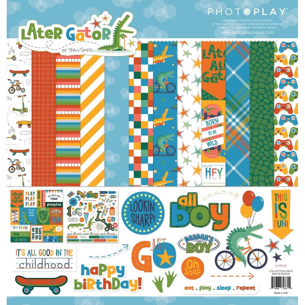 N PhotoPlay Collection Pack 12&quot;X12&quot; Later Gator
