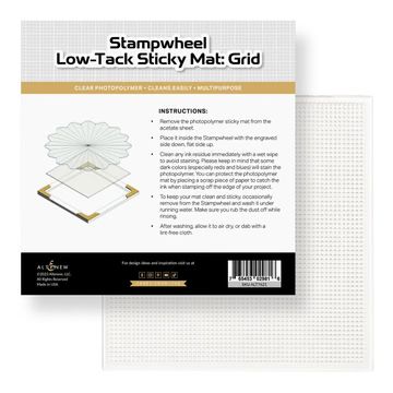 ATW Stampwheel - Low Tack Sticky Mat: Grid