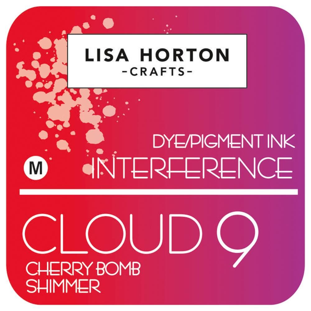 N Lisa Horton Crafts Cloud 9 Shimmer Interference Ink Pad Cherry Bomb Shimmer