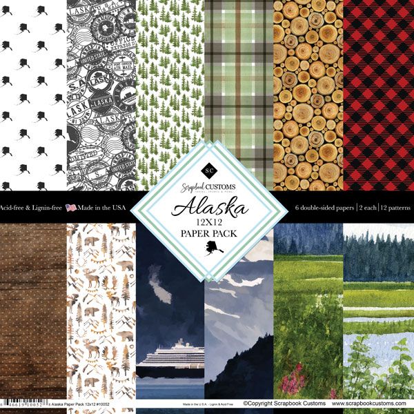 SC Alaska Paper Pack DS - 12x12 double-sided pack