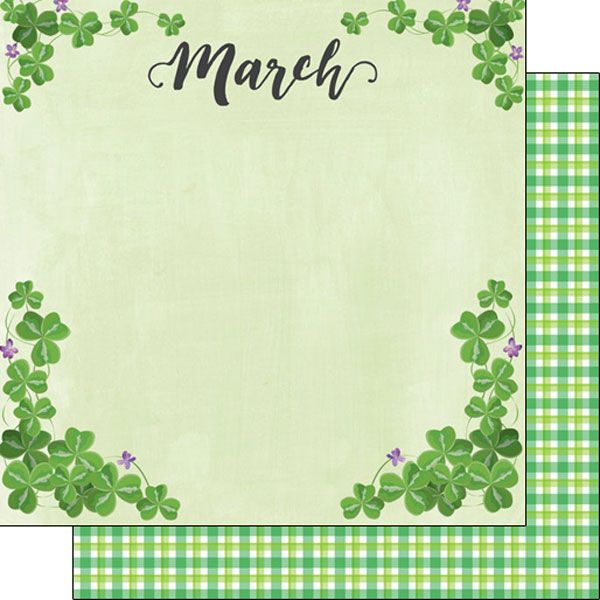 SC March Memories Double-Sided Paper 12 x 12