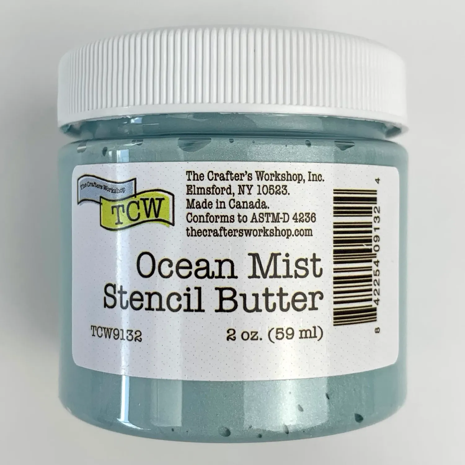 TCW Stencil Butter 2oz. Ocean Mist