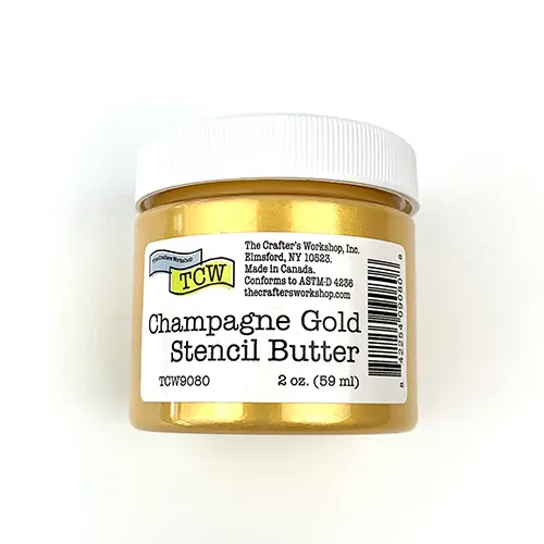 TCW Stencil Butter 2oz. Champagne Gold