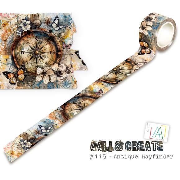 N AALL And Create Washi Tape Antique Wayfinder