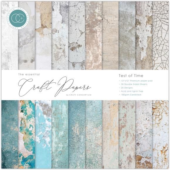 N Craft Consortium Double-Sided Paper Pad 12&quot; X12&quot; Test Of Time