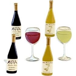 N Eyelet Outlet Shape Brads 12/Pkg Wine