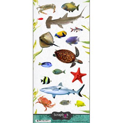 SC Aquarium Fish Sticker
