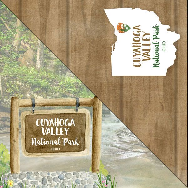 SC Cuyahoga National Park Watercolor Paper 12 x 12