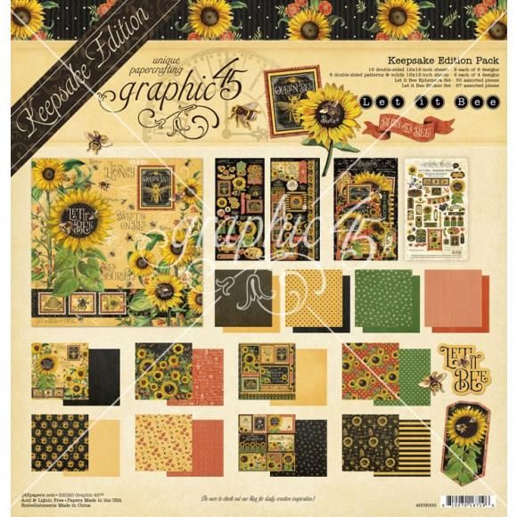 G45 Graphic 45 Keepsake Edition Kit Let It Bee