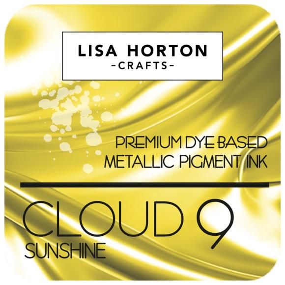 N Lisa Horton Crafts Cloud 9 Metallic Ink Pad  Sunshine