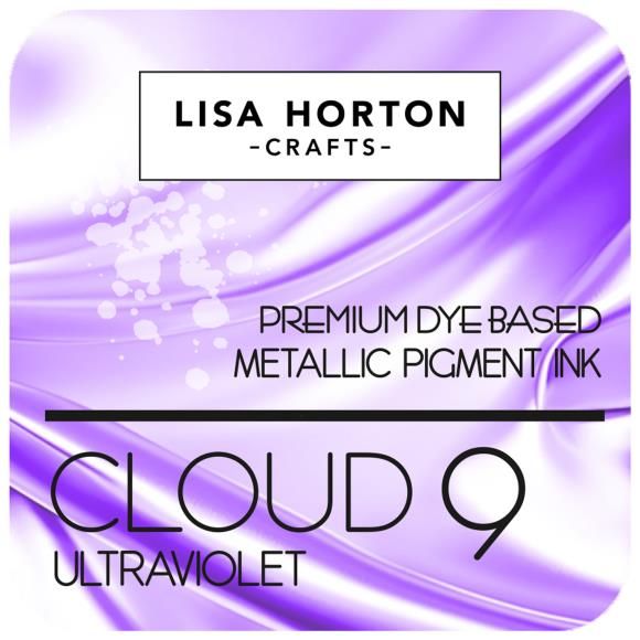 N Lisa Horton Crafts Cloud 9 Metallic Ink Pad Ultraviolet