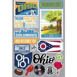 N Reminisce Jet Setters 3D Dimensional Stickers Ohio