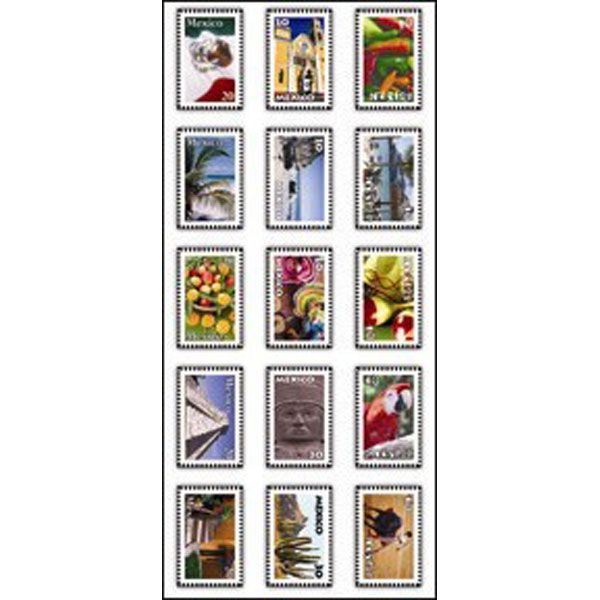 SC Mexico Stamp Stickers