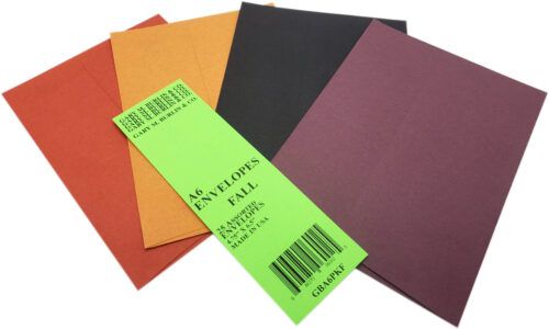 GB A6 Envelopes Fall 25/Pkg