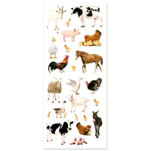 GB Multi-Sticker 5x12 Farm Animal