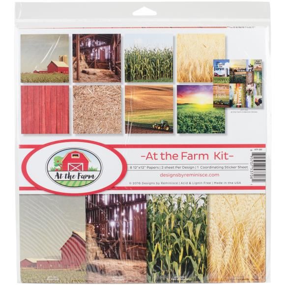 N Reminisce Collection Kit 12&quot; X12&quot; At The Farm