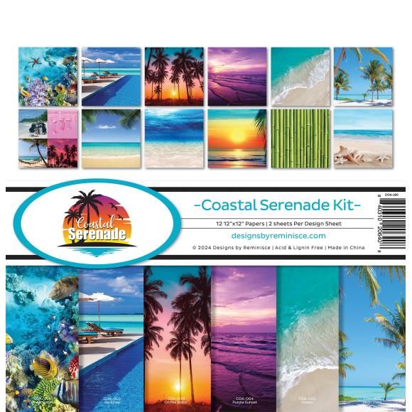 N Reminisce Collection Kit 12&quot; X12&quot;  Coastal Serenade