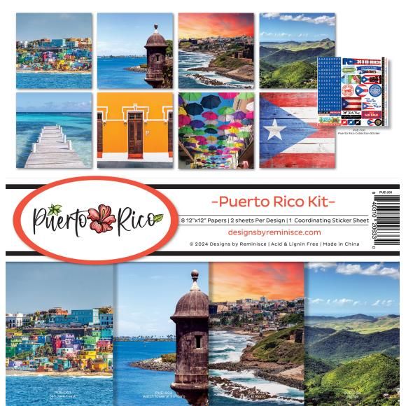 N Reminisce Collection Kit 12&quot; X12&quot;  Puerto Rico