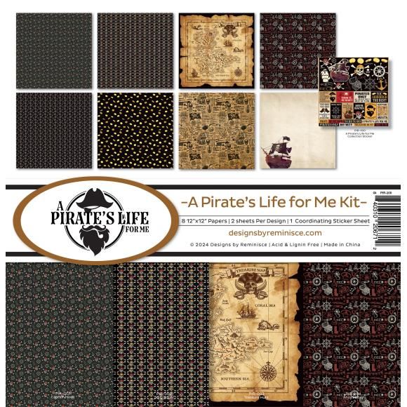 N Reminisce Collection Kit 12&quot; X12&quot;  A Pirate&#39;s Life For Me
