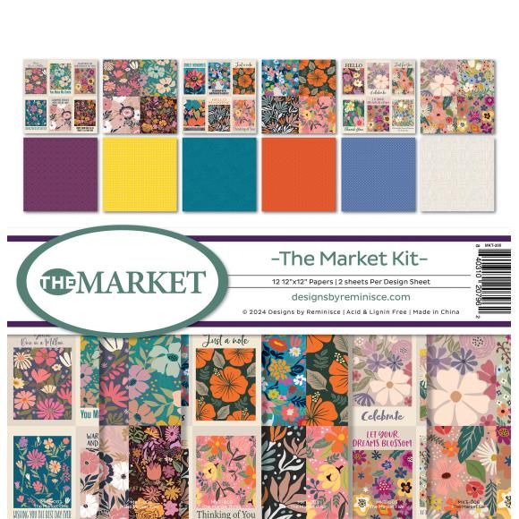 N Reminisce Collection Kit 12&quot; X12&quot; The Market