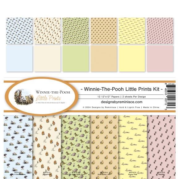 N Reminisce Collection Kit 12&quot; X12&quot; Winnie The Pooh Little Prints