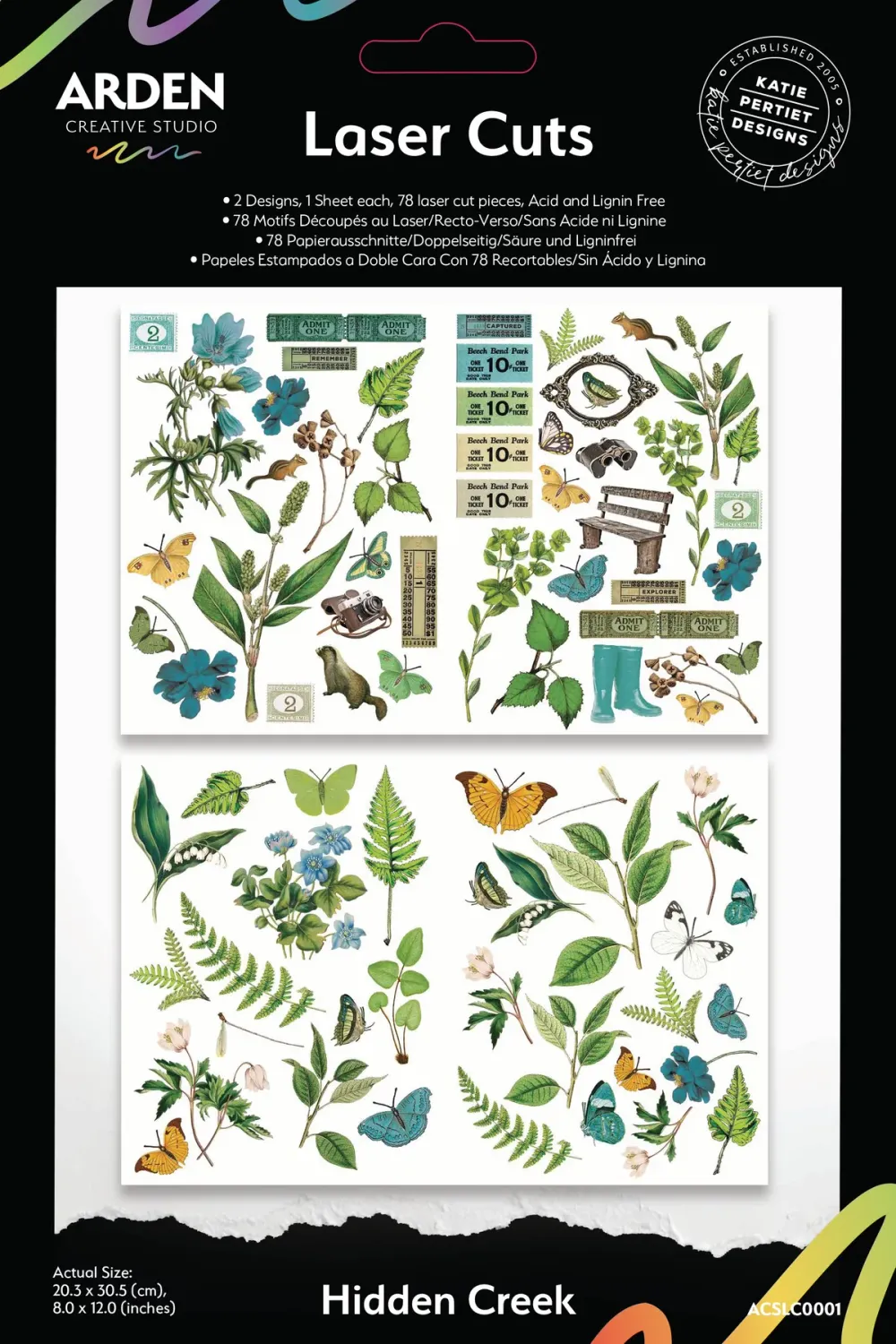 EC Arden Creative Studio Hidden Creek Laser Cuts