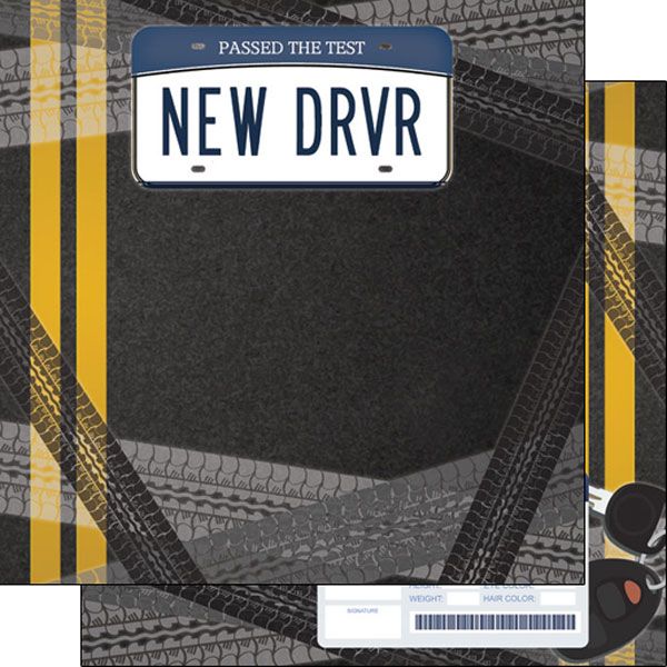 SC New Driver Double Sided Paper 12&quot; X12&quot;