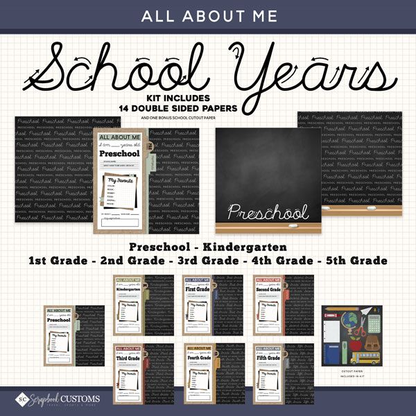 SC All About Me School Years Kit #1