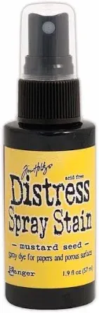 N Tim Holtz Distress Spray Stain 1.9oz Mustard Seed