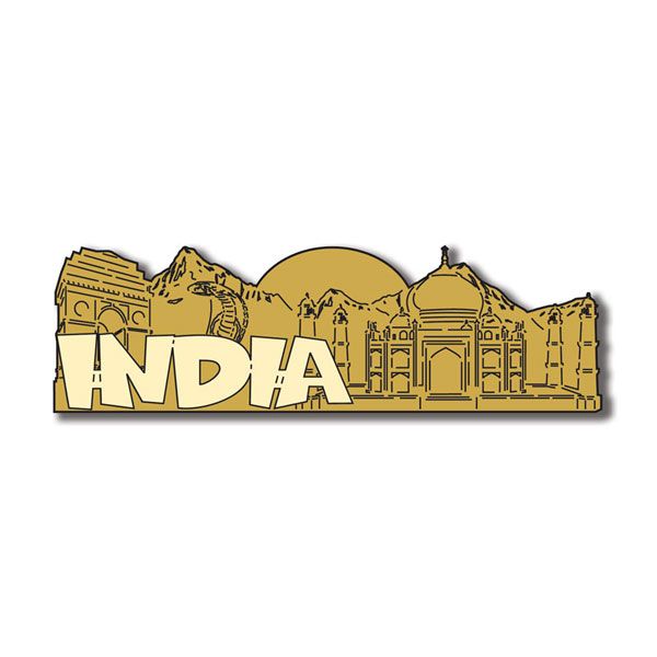 SC India Word &amp; Background Laser